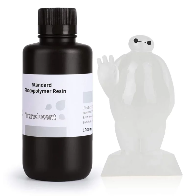 ELEGOO Standard Resin 1L – Translucent White