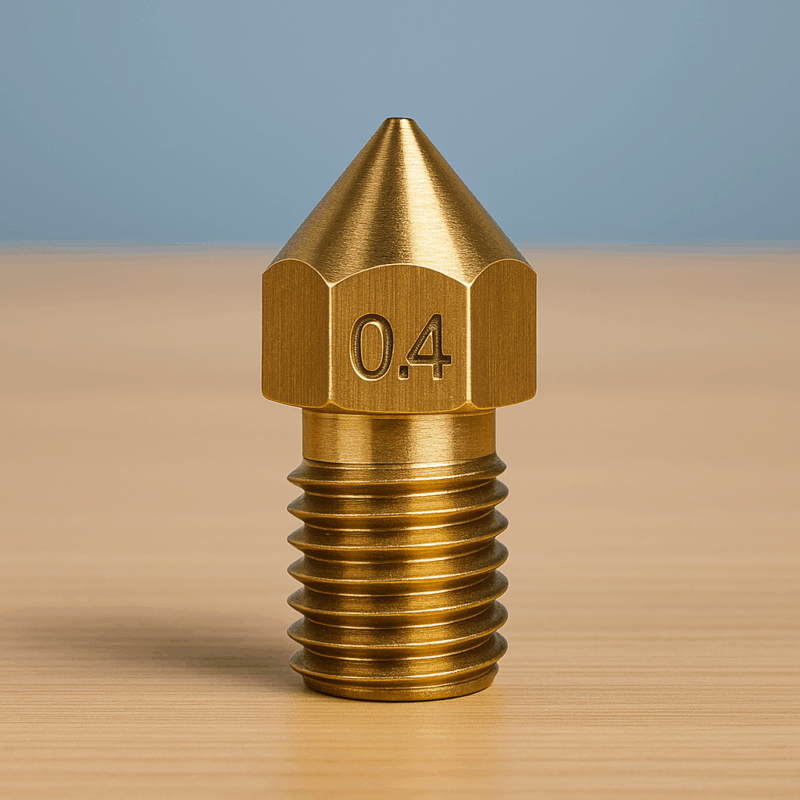 MK8 Brass Nozzle 0.4mm for 1.75mm Filament